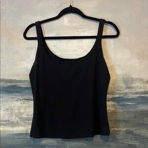 Lululemon Black Slim-Fit Stretch Cotton Tank Top